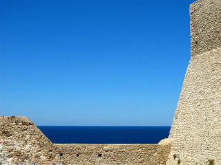 Tremiti Island, Castle and sea