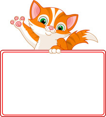 Kitten Place Card