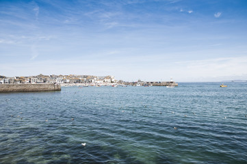 Fototapeta na wymiar Port St. Ives, Cornwall, UK