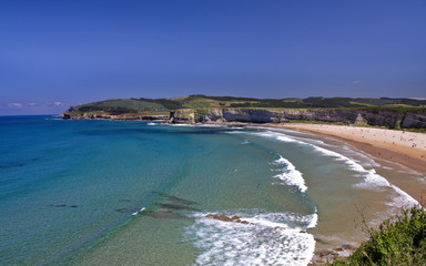 Playa en el Cantábrico