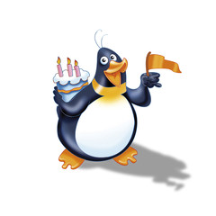 Pinguino auguri