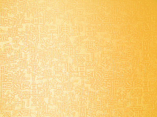 Golden letters