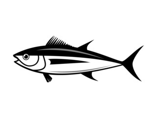 tuna silhouette vector