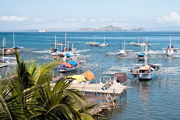 Labuanbajo harbour seen from above
