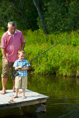 Fishing together