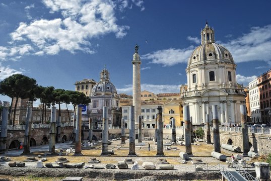 Foro Trajano,Roma,Italia,europa
