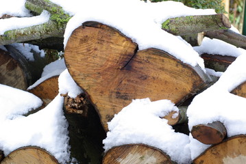 Holz Herz wood heart