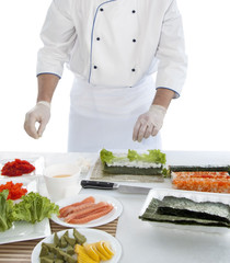 Sushi preparation