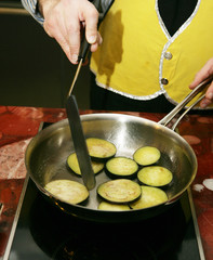 Aubergine cuisson