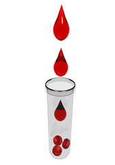Drops of blood