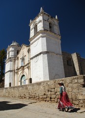 Iglesia de Cabanaconde, canyon de Colca, Pérou
