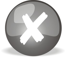Fototapeta premium bouton refus