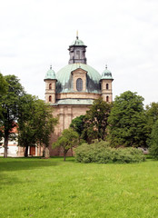 Fototapeta premium Wallfahrtskirche Maria-Hilf in Freystadt