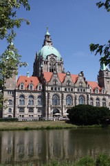 Naklejka premium Neues Rathaus in Hannover