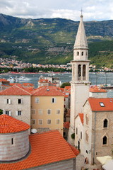 The Church of St. John the Baptist in Budva, Montenegro