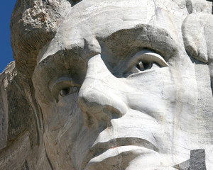 Abe Lincole on Mount Rushmore