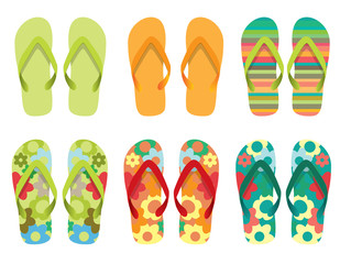 Vector Illustration of Flip flop