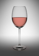 Verre de vin rosé 2