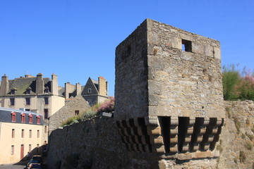 tour de guet sur les remparts de Saint Malo