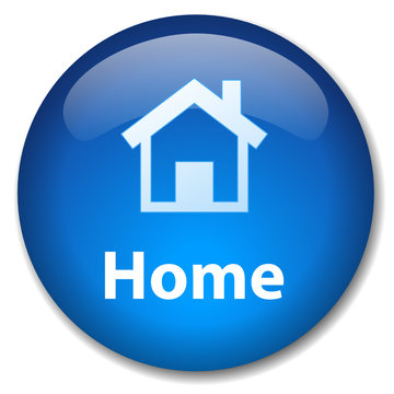 HOME Web Button (internet homepage website start welcome icon)