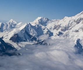 mountains from the air