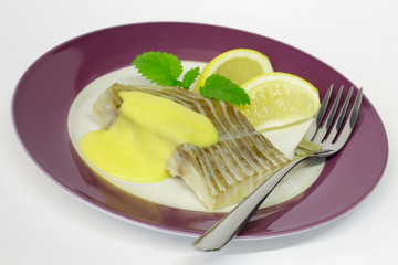 Seelachsfilet mit Hollandaise