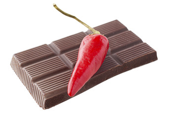 Chocolate and pepper