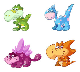 cute baby dinosaur set