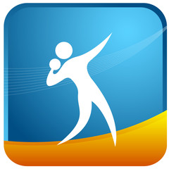 human aiming while throwing shotput