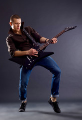 passionate guitarist
