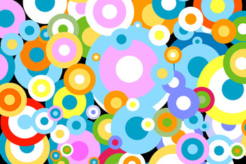 circle background - retro