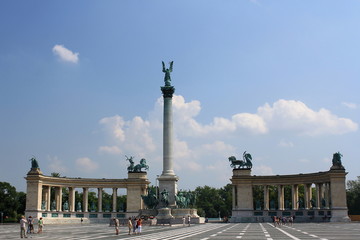 Fototapeta na wymiar Heldenplatz Budapest