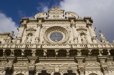 Fototapeta na wymiar Lecce, Bazylika Świętego Krzyża