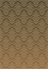 Brown tone Damask style wallpaper Pattern background