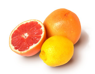 Grapefruit and lemon.