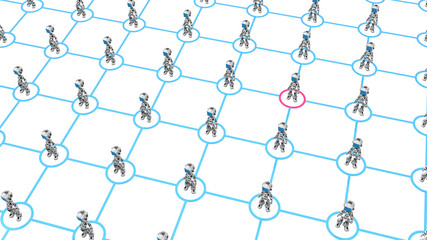 Blue Screen Robots, Link Grid