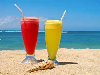 Cocktails on the beach