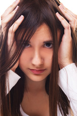 Obraz premium Beautiful teenage girl