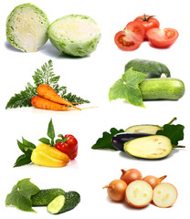 fresh and vitamins vegetables