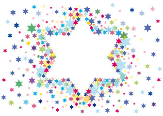 Glad background to the Jewish holiday