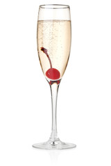 Champagne in glass