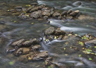 Water flowing, stream