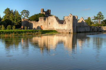 Ruins of castle in Adare - Ireland