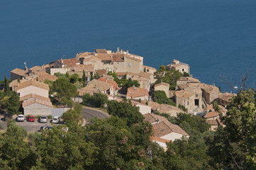 Fototapeta na wymiar Wieś Sainte-Croix sur Verdon
