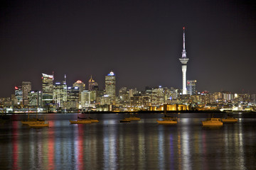 Fototapeta na wymiar Auckland City Skyline