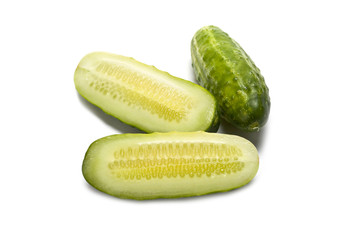 Natural fresh cucumbers