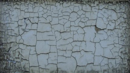 rectangular grunge worn surface with cracked paint