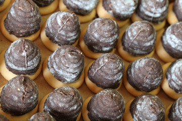 Czech Christmas and wedding cookies in shape of beehives