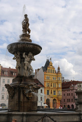 Fototapeta na wymiar Czesky Krumlov Fountain