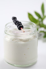 Yogurt with blueberries